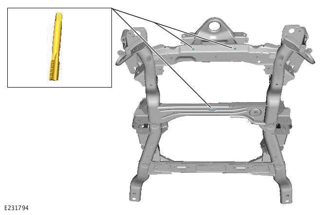 Steel Subframe Thread Repair Insert